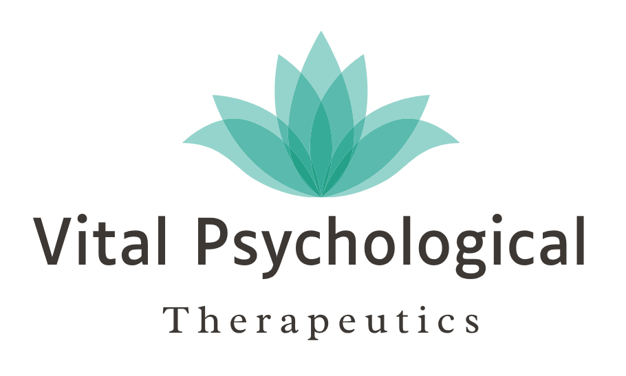 Lotus logo representing mindfulness and emotional healing therapy